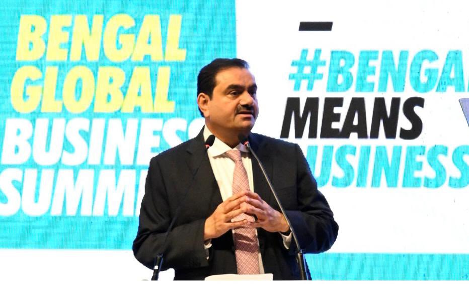 Gautam Adani, third richest person in the world attending bengal global business summit