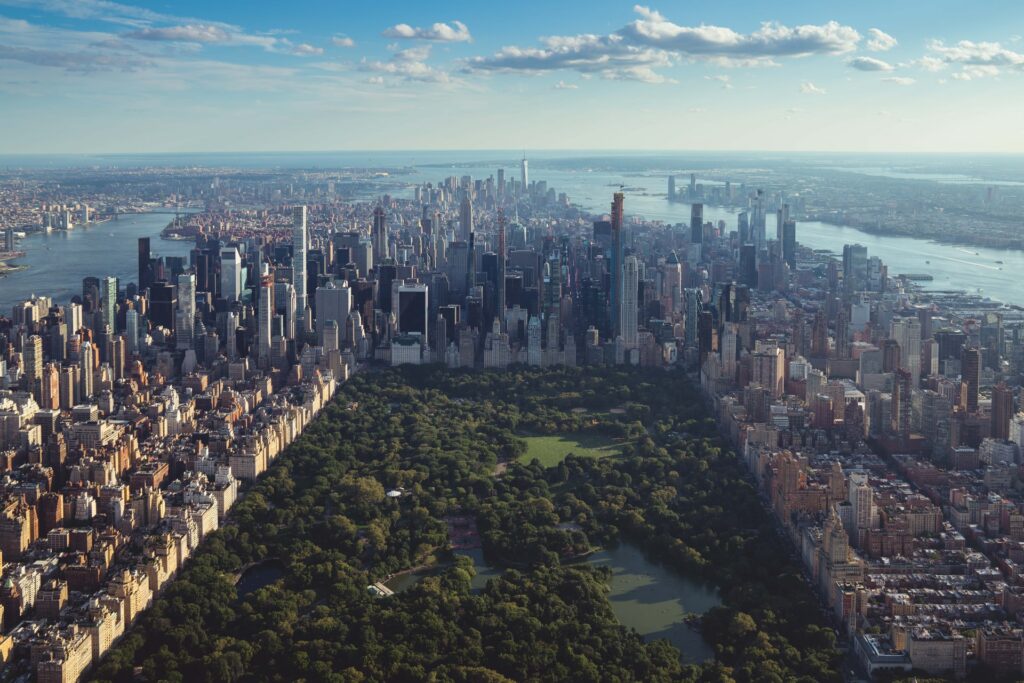 Manhattan aerial photo