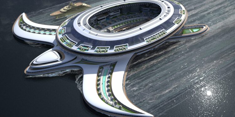 Pangeos floating city project